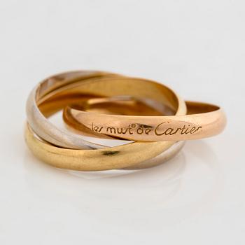 Cartier, Ring, "Trinity", 18K guld i tre färger.