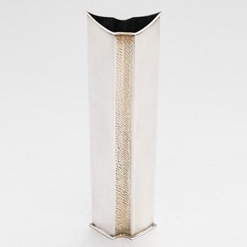 Kaj Blomqvist, A silver vase, Hämeenlinna 1968.