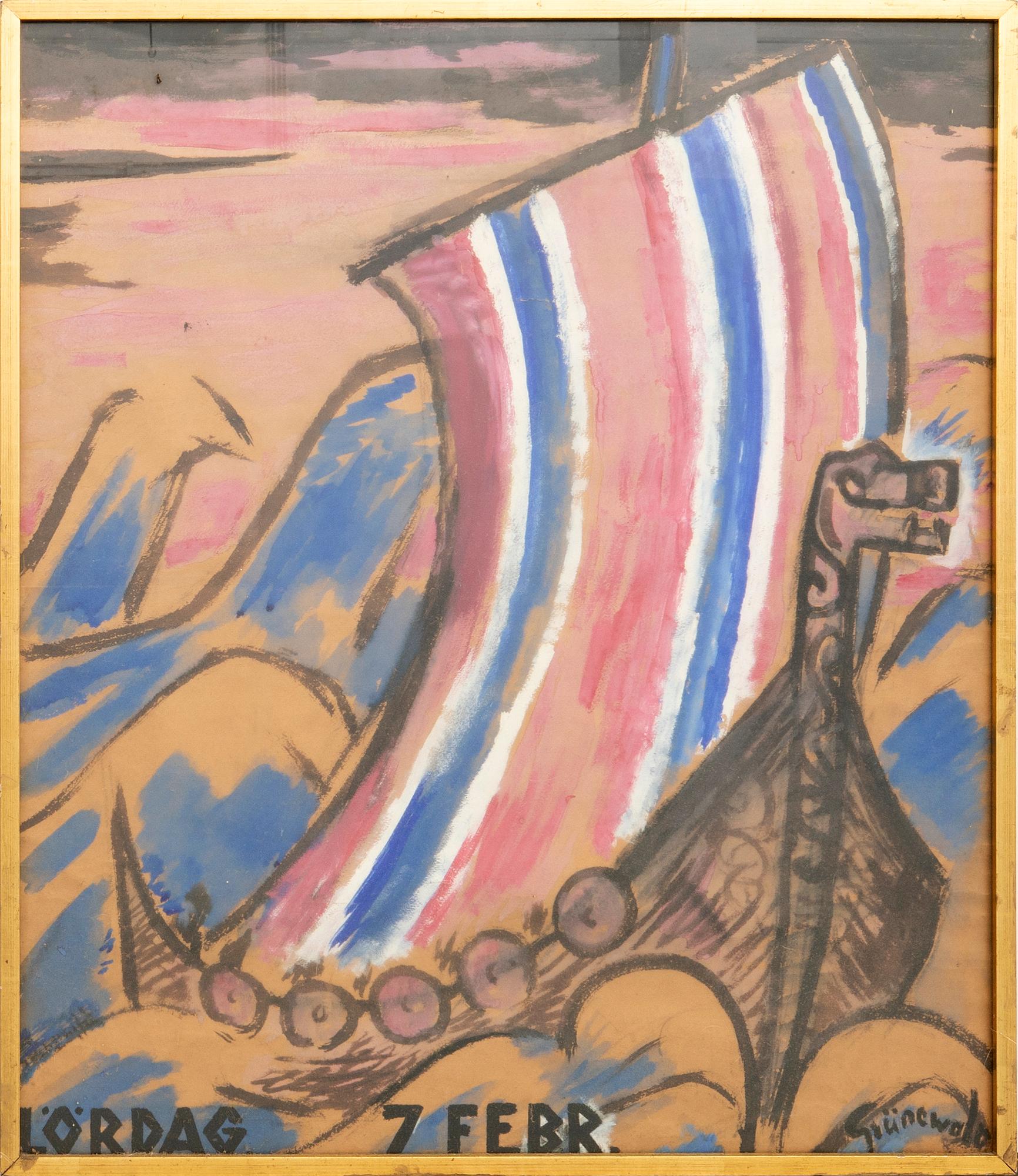 Isaac Grünewald, "Lördag 7 febr".