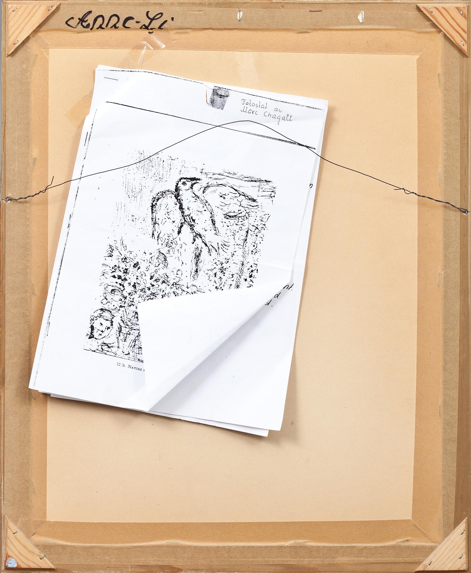 MARC CHAGALL, etsning, sign o numr 49/50.
