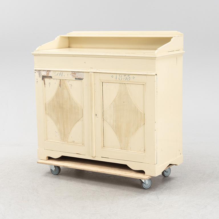 A painted sideboard, first half of the 19th century.