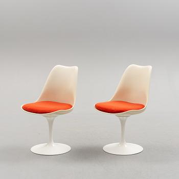 EERO SAARINEN, stolar, 6 stycken, "Tulip", 1900-talets andra hälft.