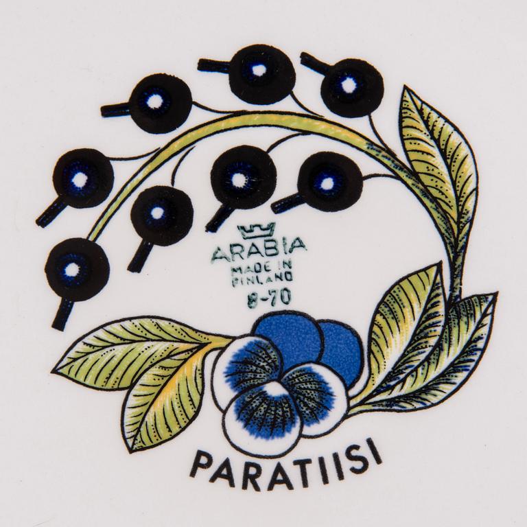 BIRGER KAIPIAINEN, 2 st, terriner, "Paradis", porslin, 1900-talets senare hälft.