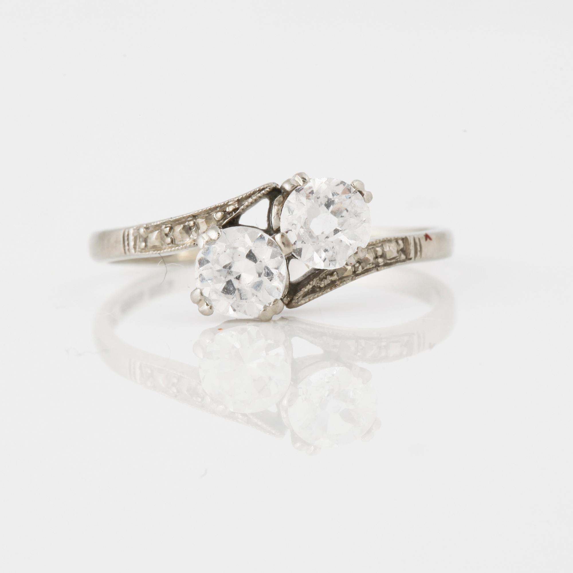 A white stone ring from 1946.