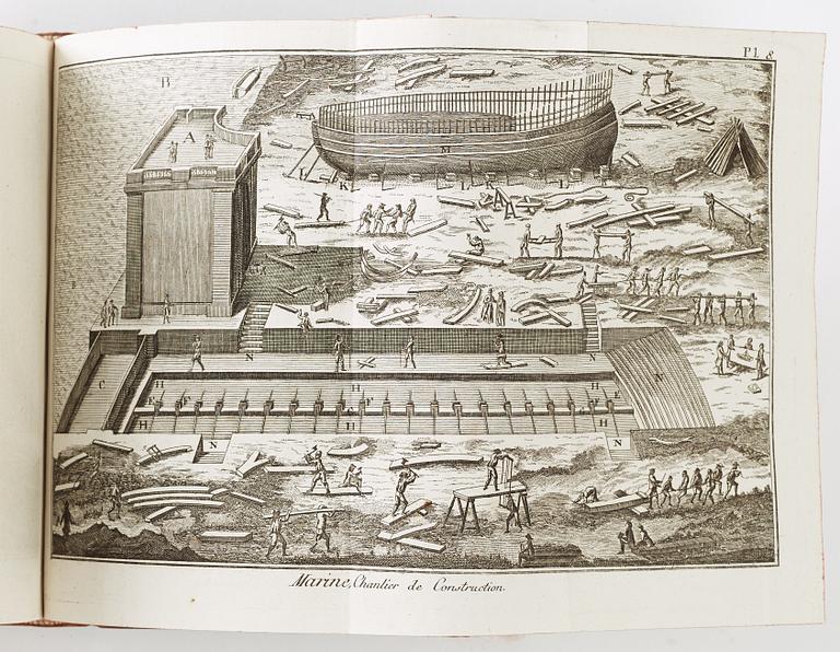 DENIS DIDEROT & JEAN LE ROND D' ALEMBERT. ENCYCLOPÉDIE, OU DICTIONNAIRE, 1778-1781.