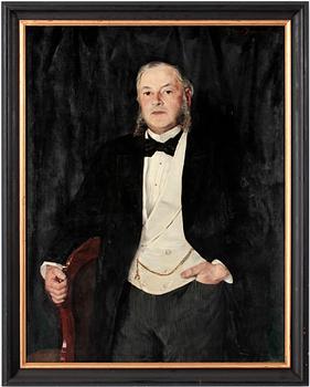 Ernst Josephson, "Porträtt av herr Eduard Josephson, konstnärens farbroder" (Portrait of Mr. Eduard Josephson, the artist's uncle).