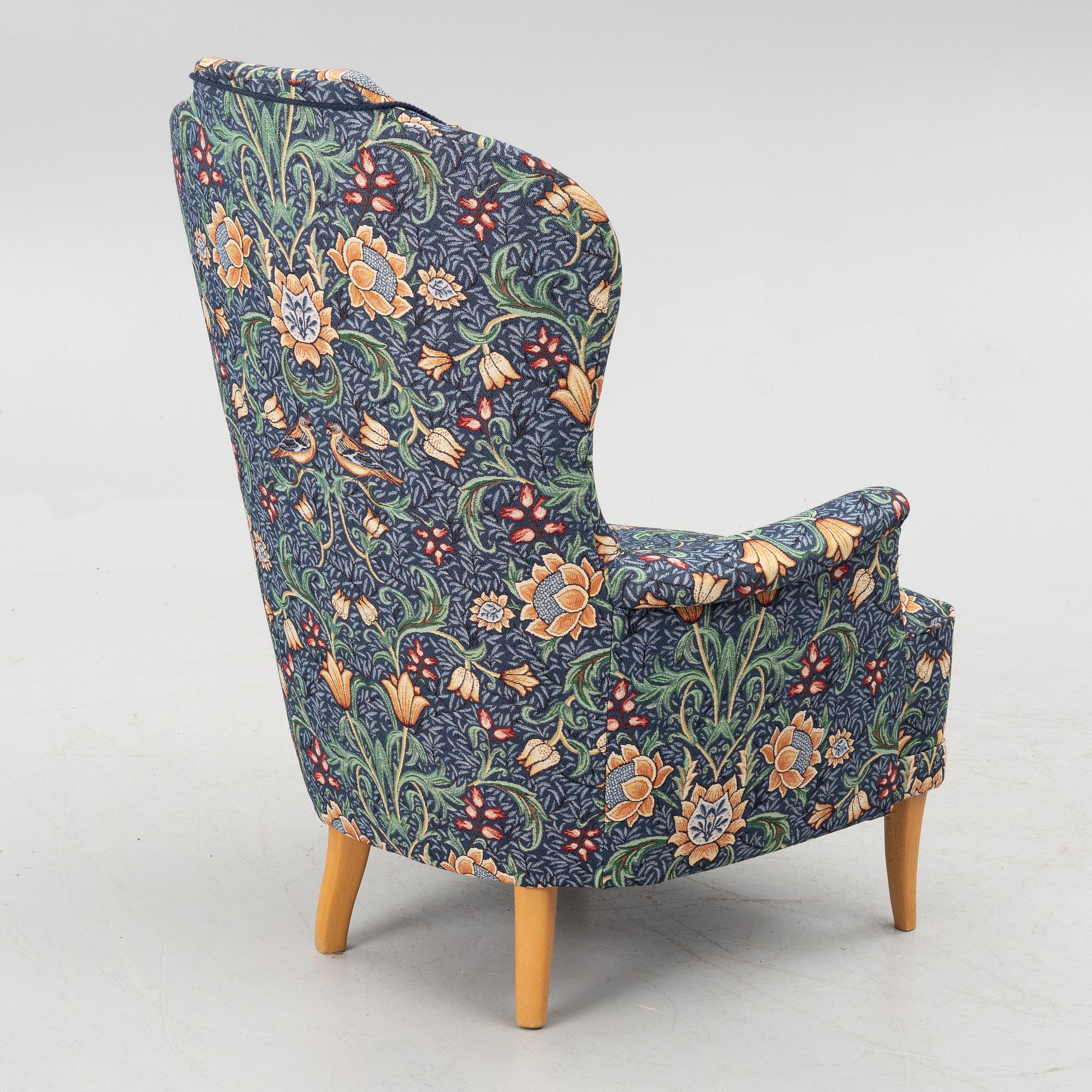 Carl Malmsten, a 'Farmor' armchair, AB O.H. Sjögren, Tranås, second half of the 20th century.