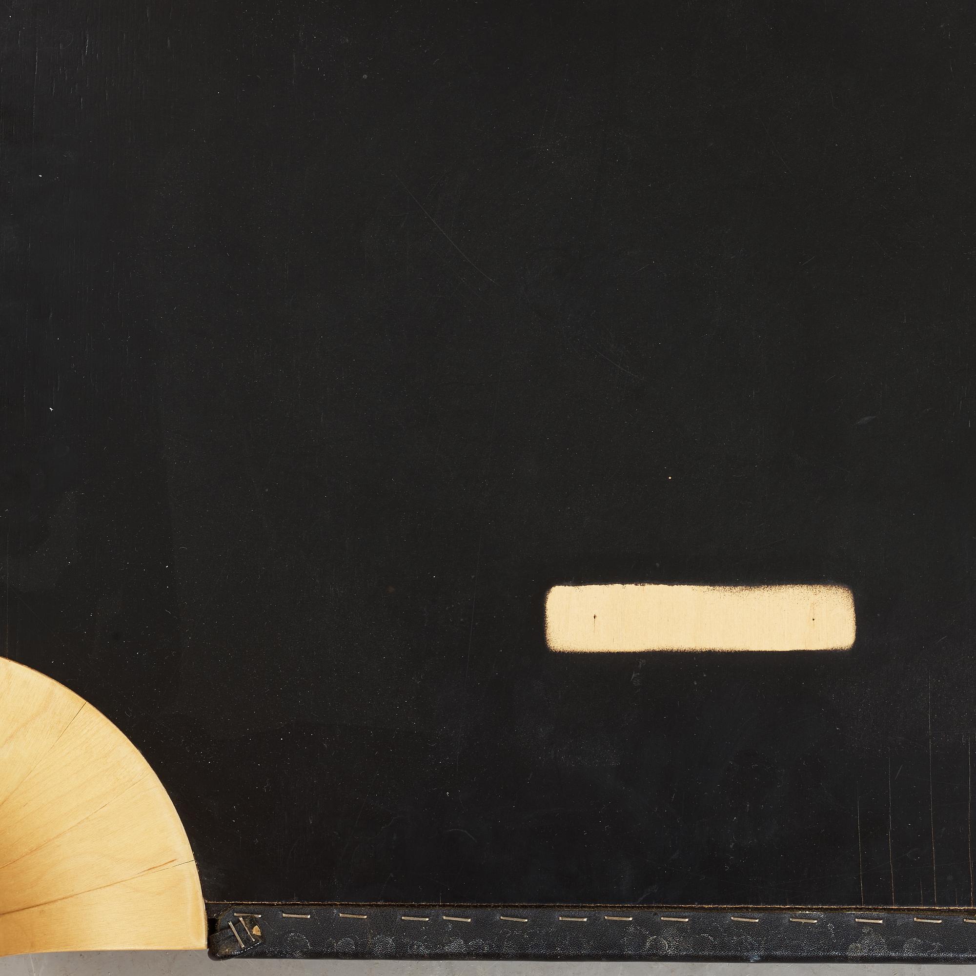 A set of three stools by Alvar Aalto, Artek.