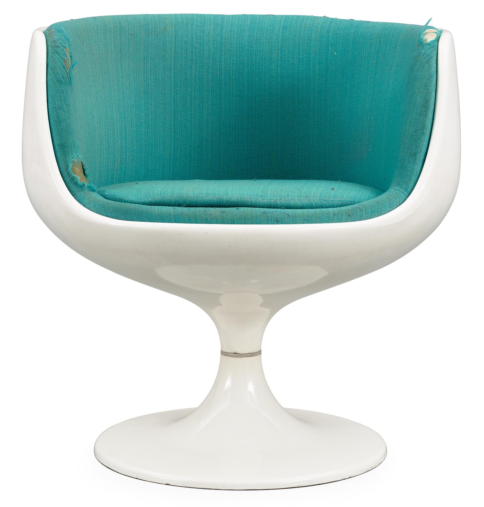 An Eero Arnio 'Cognac' easy chair, Asko, Finland.