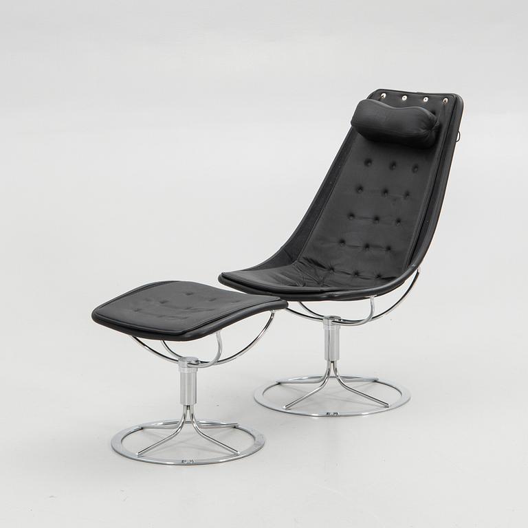 Bruno Mathsson, armchair with footstool, "Jetson".
