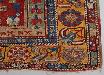 MATTA, antik Anatolisk bönematta, Konya området (Konya-Ladik), 1800-talets sista fjärdedel, ca 118,5 x 114,5 cm.