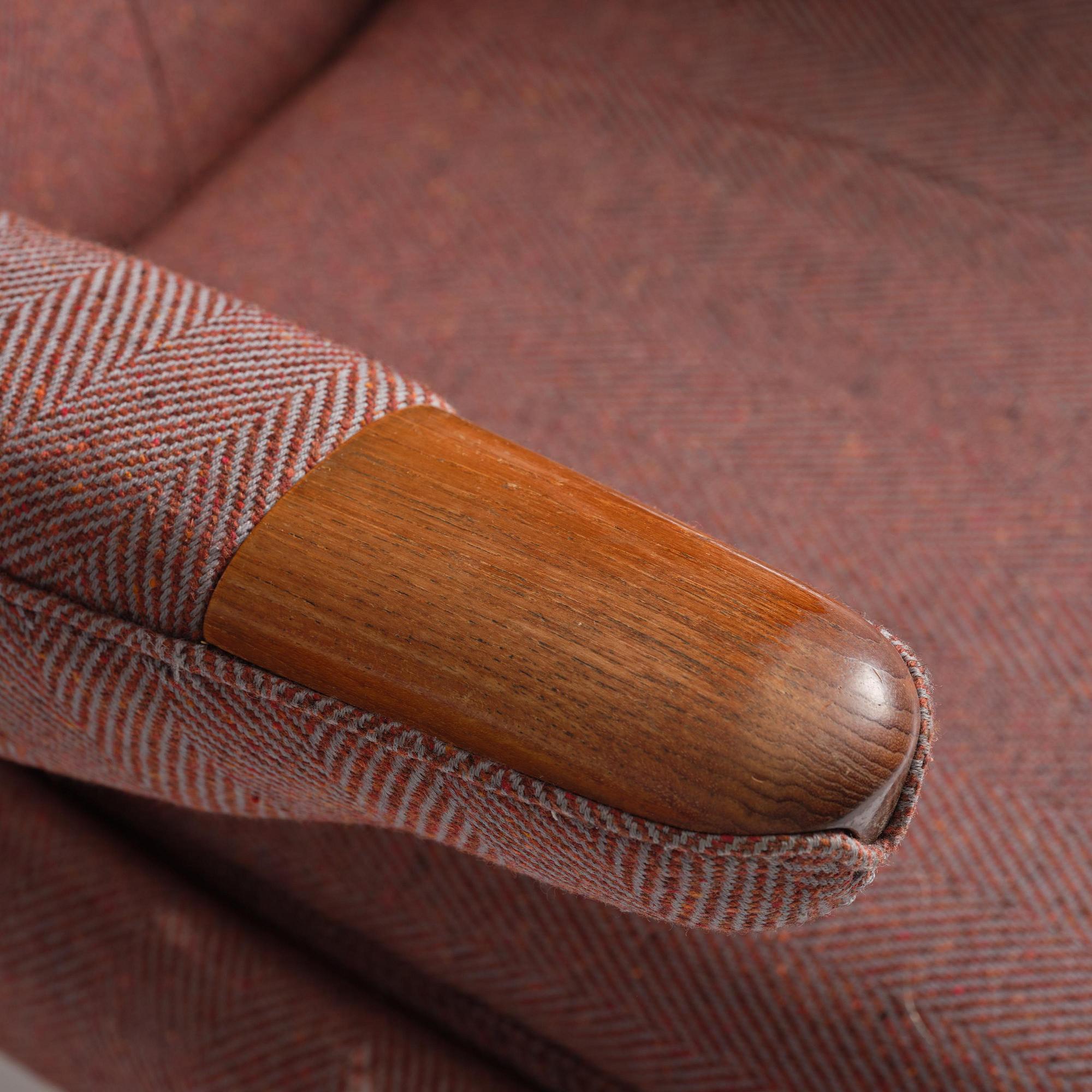 Hans J. Wegner, fåtölj, "Bamse", AP-stolen, Danmark, 1950-60-tal.
