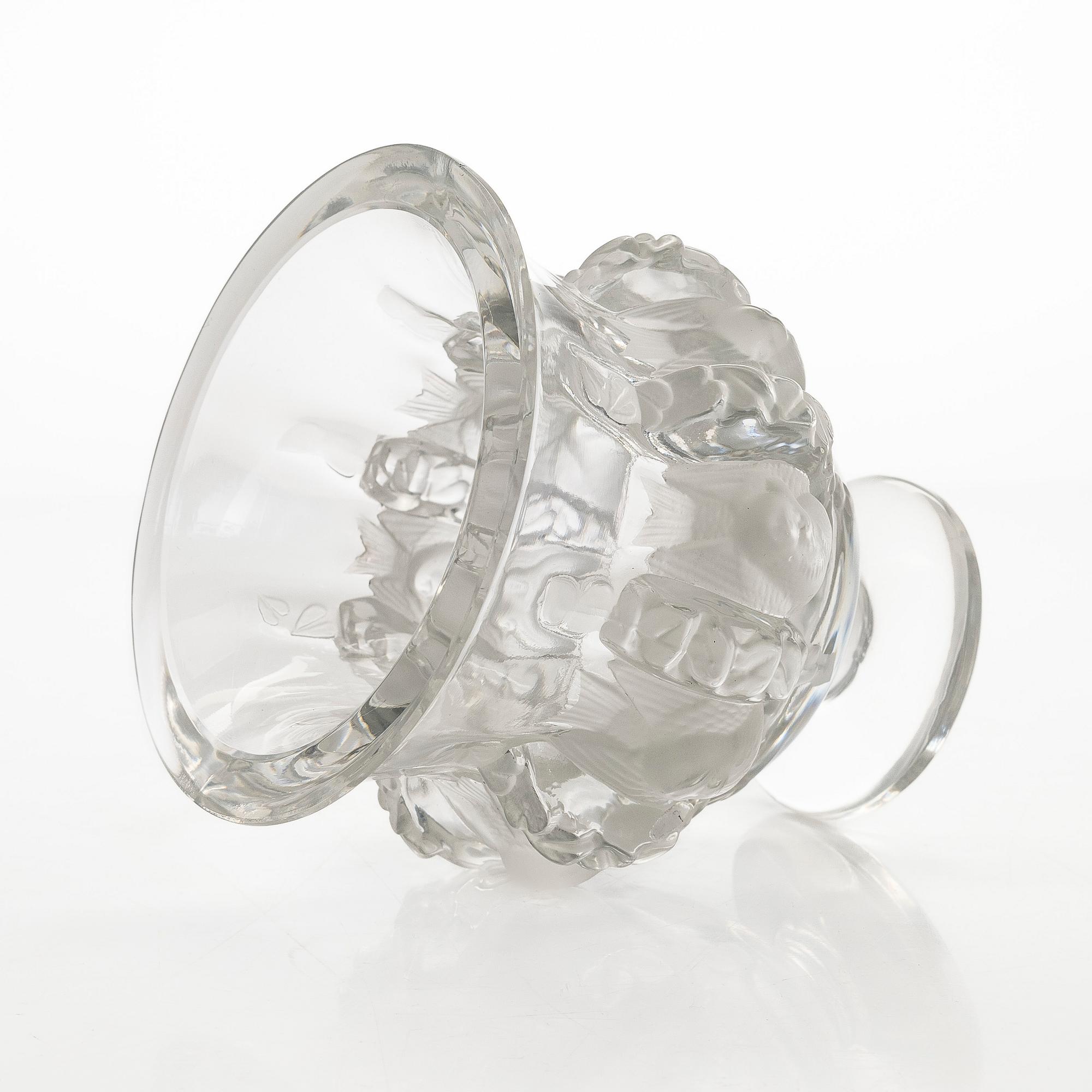 Skål, glas Lalique Frankrike.