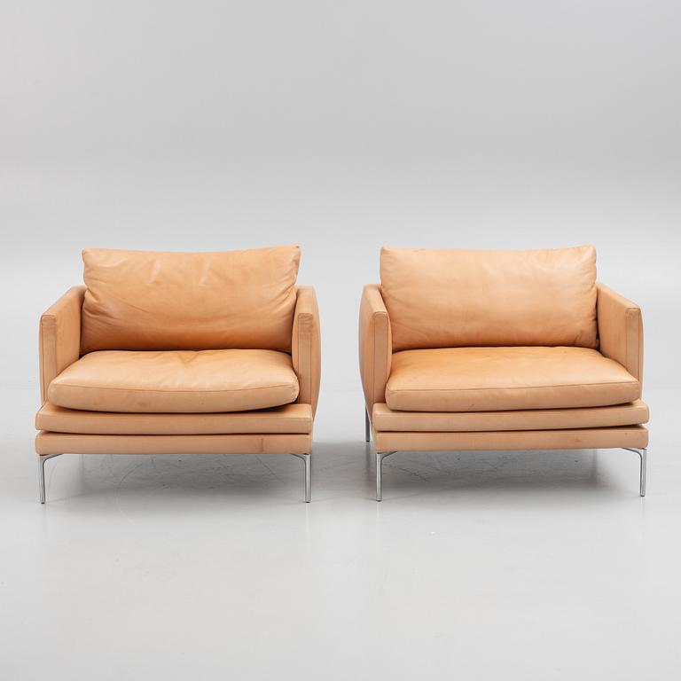 Damian Williamson, armchairs a pair, "William", Zanotta, designed 2010-15.