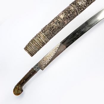 Yatagan sword, ottoman, 19th - 20th Century.