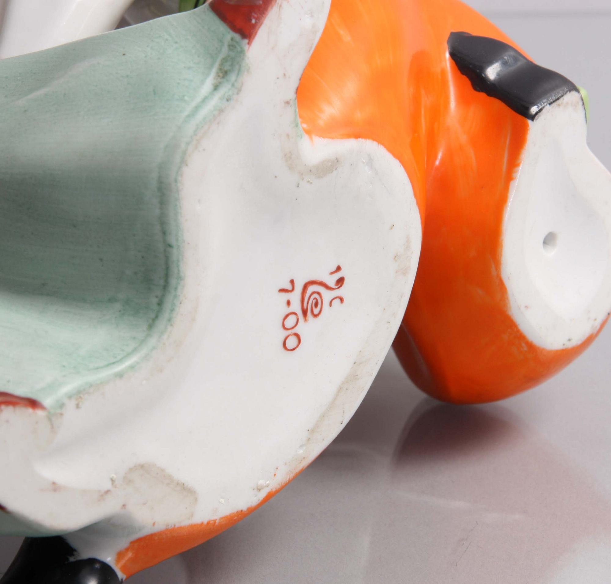 FIGURINER, 3 st, porslin, Ryssland.