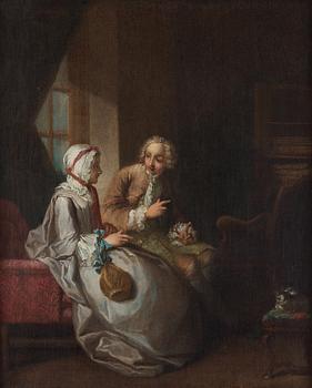 Jean-Baptiste-Simèon Chardin Tillskriven, "Les Fiancées".