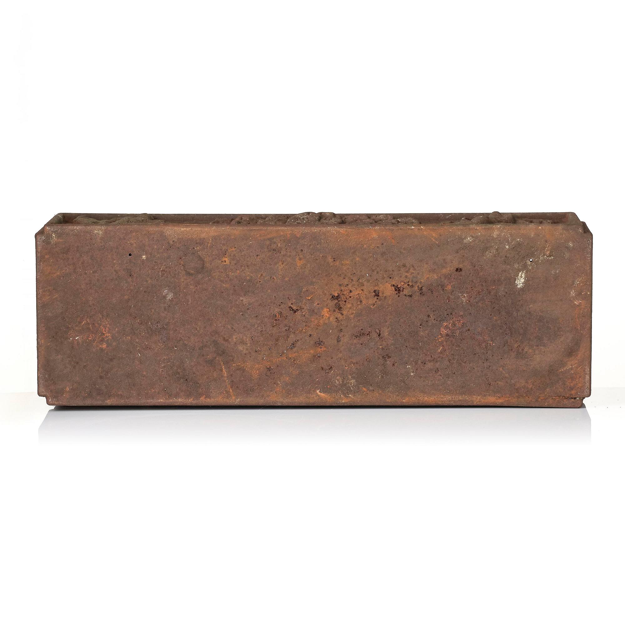 Anna Petrus, a "Blomlåda N:r 1" cast iron flower box, Näfveqvarns bruk, Sweden.