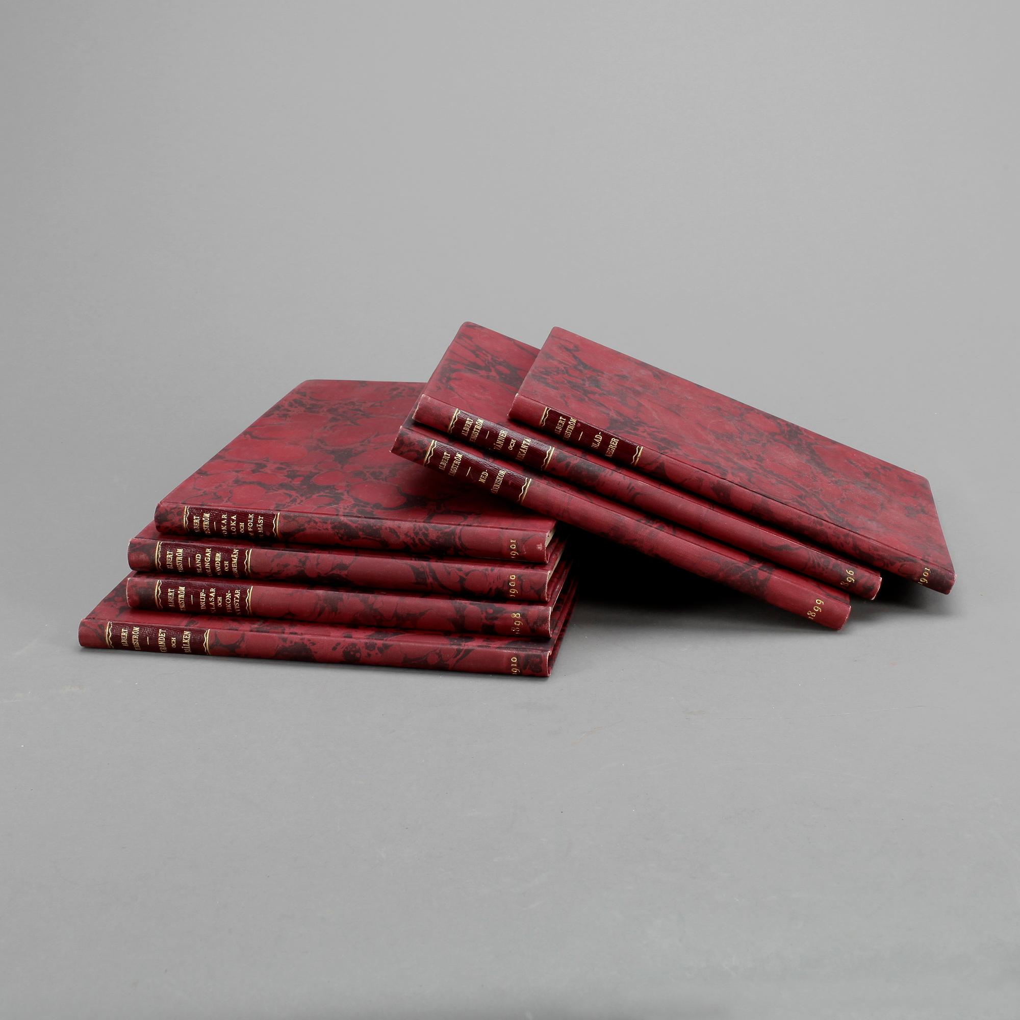 BÖCKER, 3+4 volymer, Albert Engström, 1896-1910.