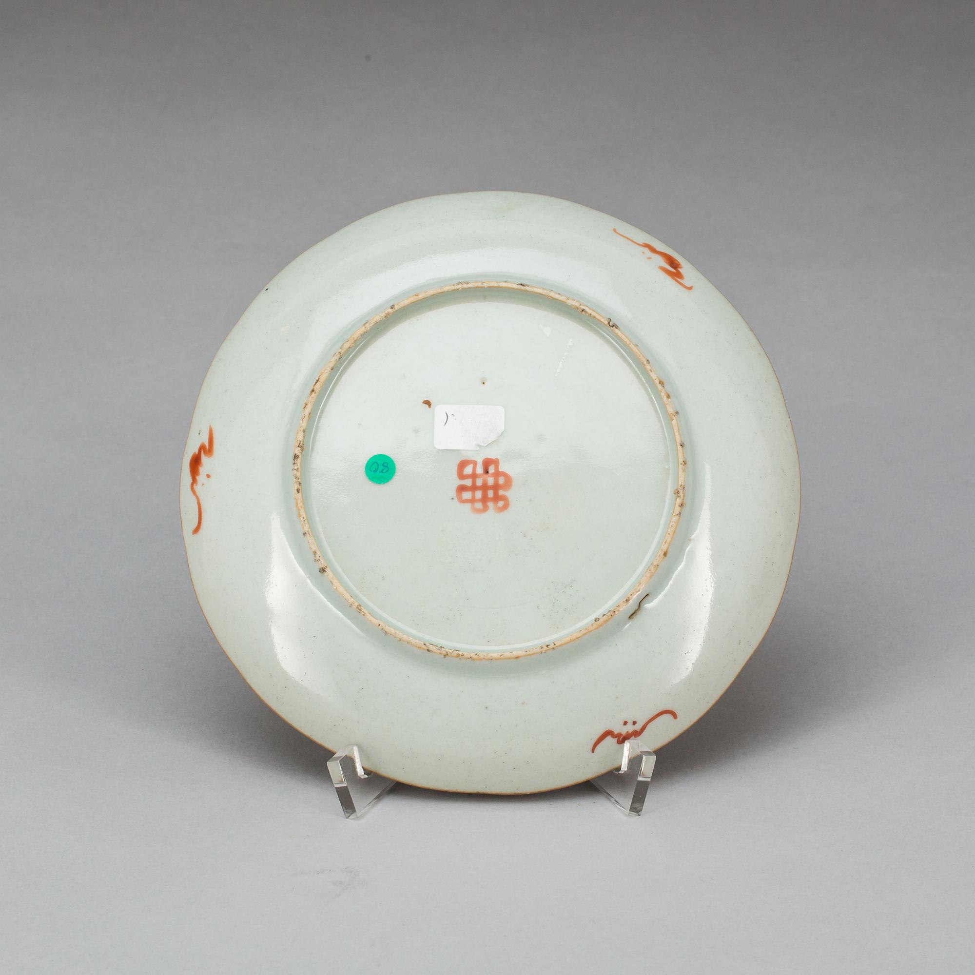 FAT, porslin, Kina, 1800-tal.