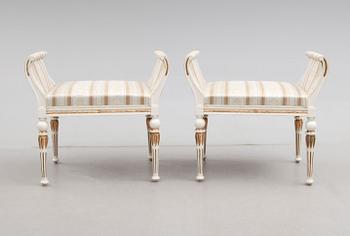 BANKETTER, 1 par, empirestil, 1900-talets första hälft.
