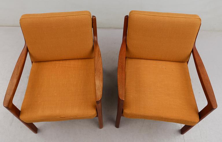 FÅTÖLJER, 1 par, "Senator", Ole Wancher, för France & Son, Danmark, 1950/60-tal.