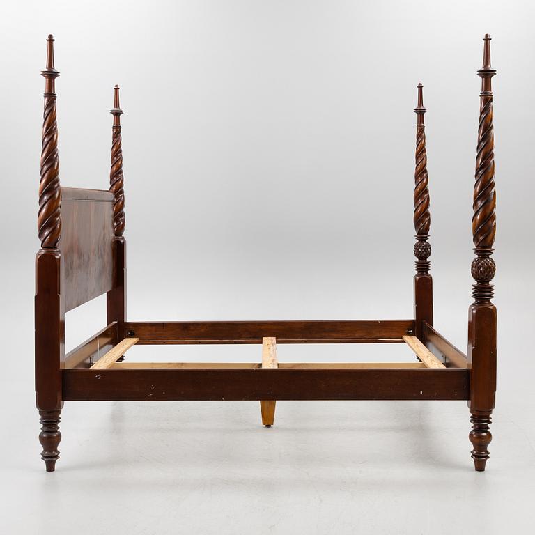 A 'Regency' bed frame, possibly Ralph Lauren, 2000s.