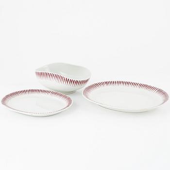 Servisdelar, 27 st, flintgods, Gustavsberg,