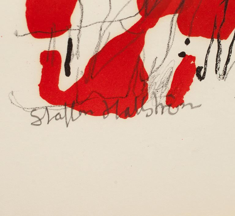 STAFFAN HALLSTRÖM, färglitografi, signerad och daterad 77/125.