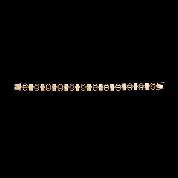 ARMBAND, 18k guld, PWA, Finland. Vikt 10,4g.