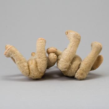 two STEIFF teddybears, Germany ca 1910.
