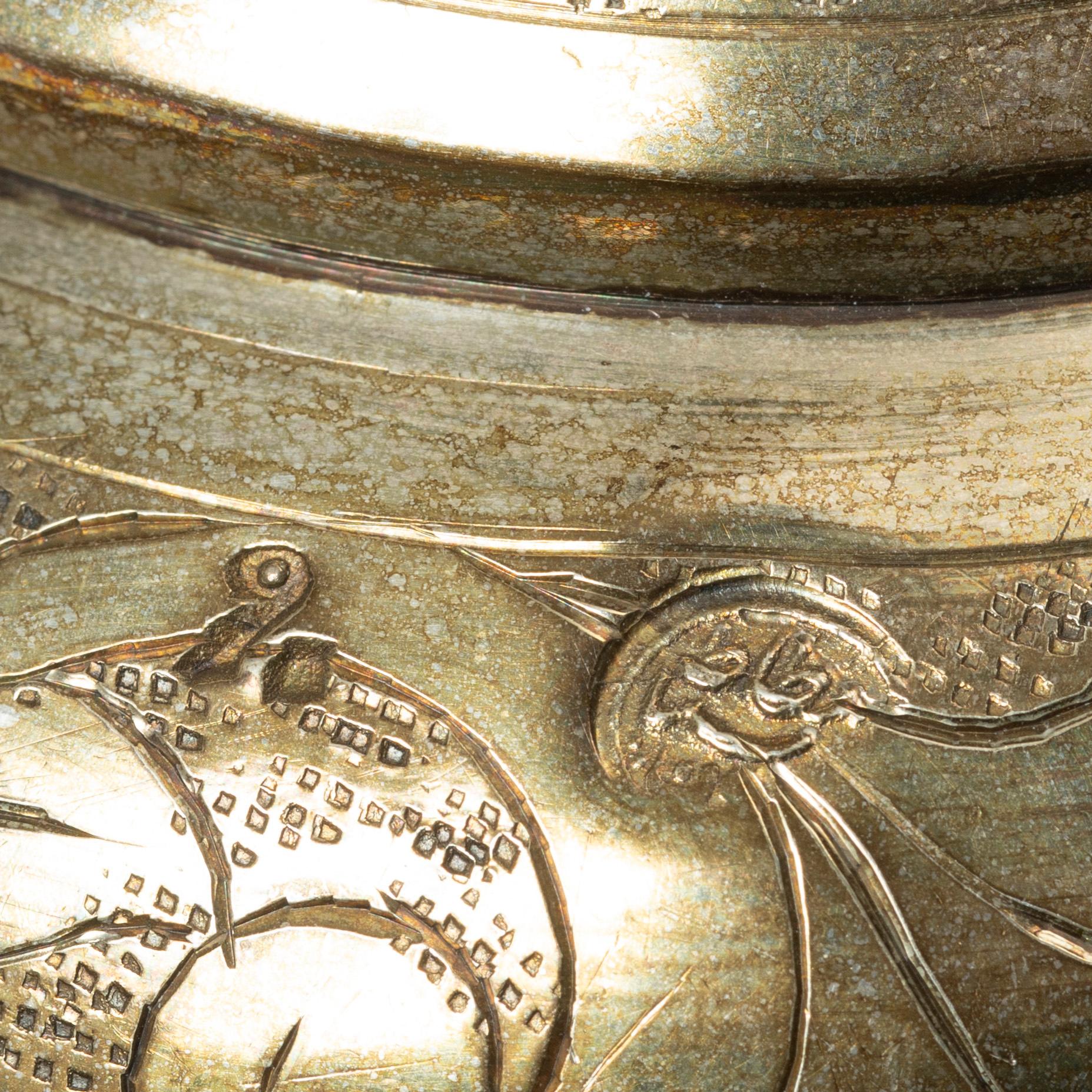 Lockpokal, silver, Osmanska kulturområdet, Abdul Hamids period, ca 1880-90-tal.