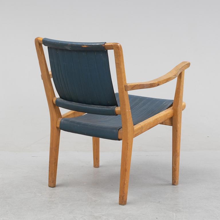Axel Larsson, karmstol, SMF (Svenska Möbelfabrikerna Bodafors), 1930/1940-tal.