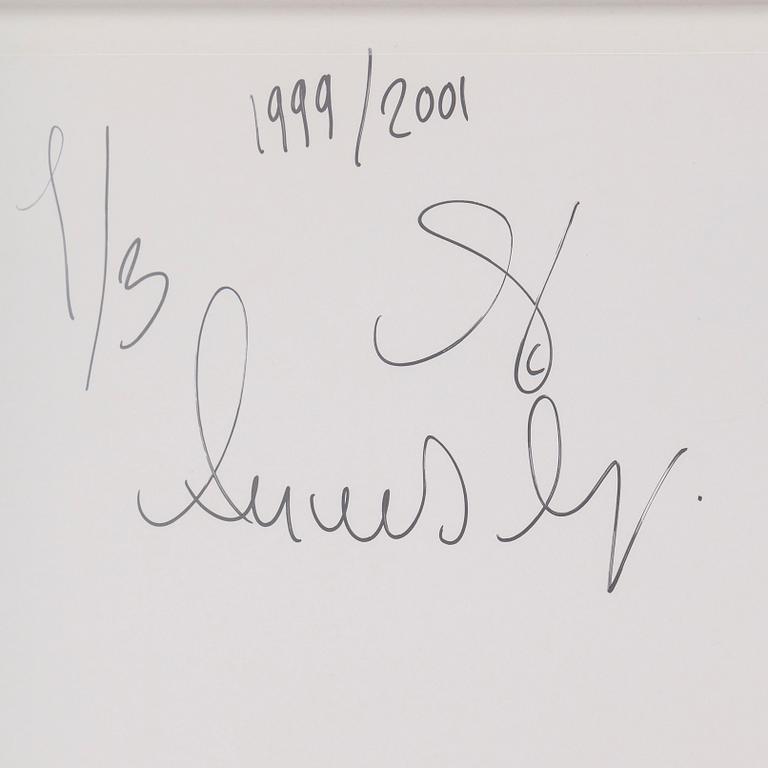 ANDREAS ACKERUP, c-print. Signerad och daterad 1999/2001 a tergo. Numrerad 1/3.