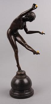 SKULPTUR, brons och sten, 1900-tal.