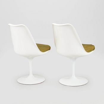 Eero Saarinen, A set of five 1960's chairs "Tulip" for Artek, manufactured under licens by Billnäs factory. Finland.