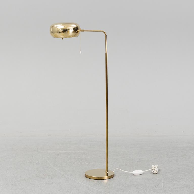 A brass floor light, Bergboms, second half of the 20th Century.