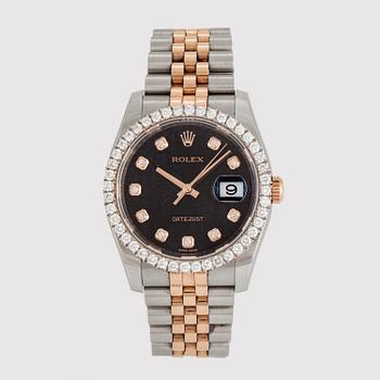 ROLEX, Datejust, wristwatch, 36 mm.