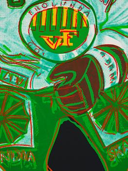 Andy Warhol, "Frölunda Hockey Player".