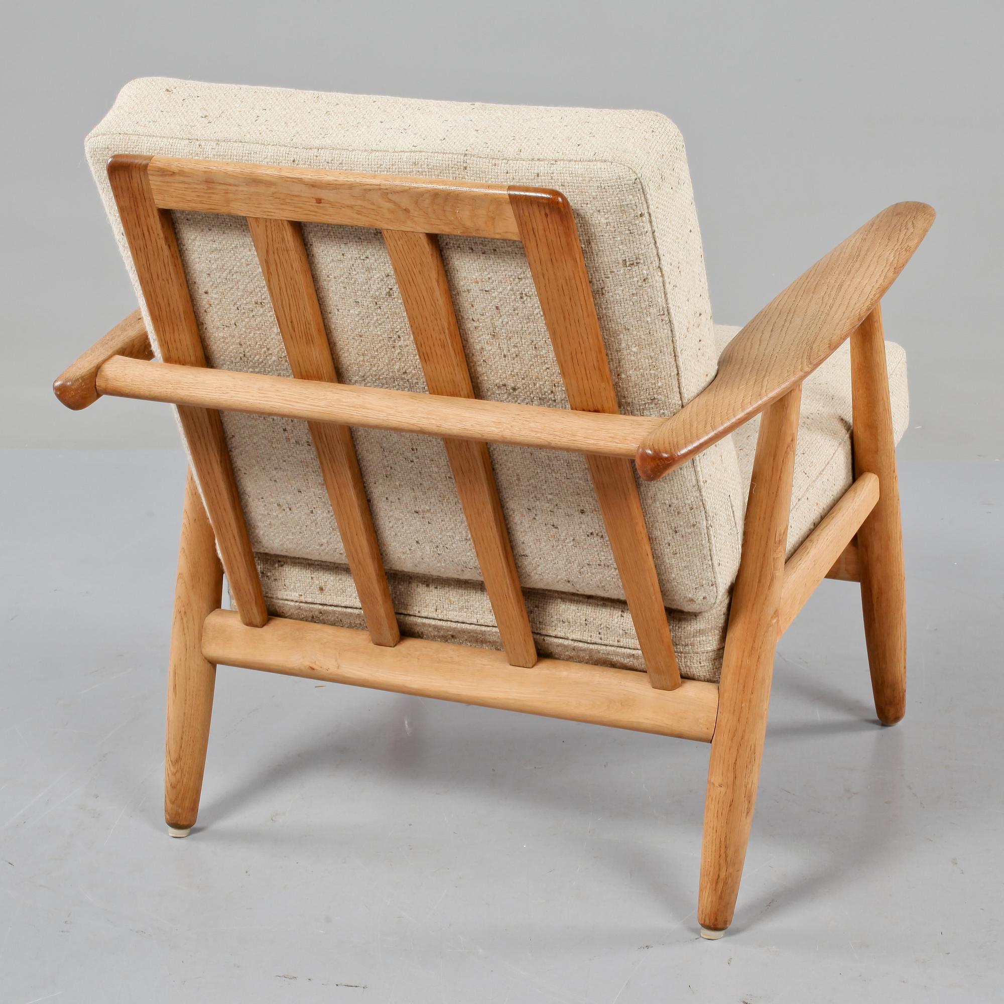 FÅTÖLJ, "Cigarren", Hans J Wegner, Getama, Danmark, 1970-tal.