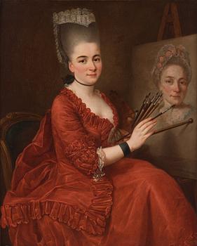 NORTH EUROPEAN SCHOOL, 18Th Century, Artist portrait.