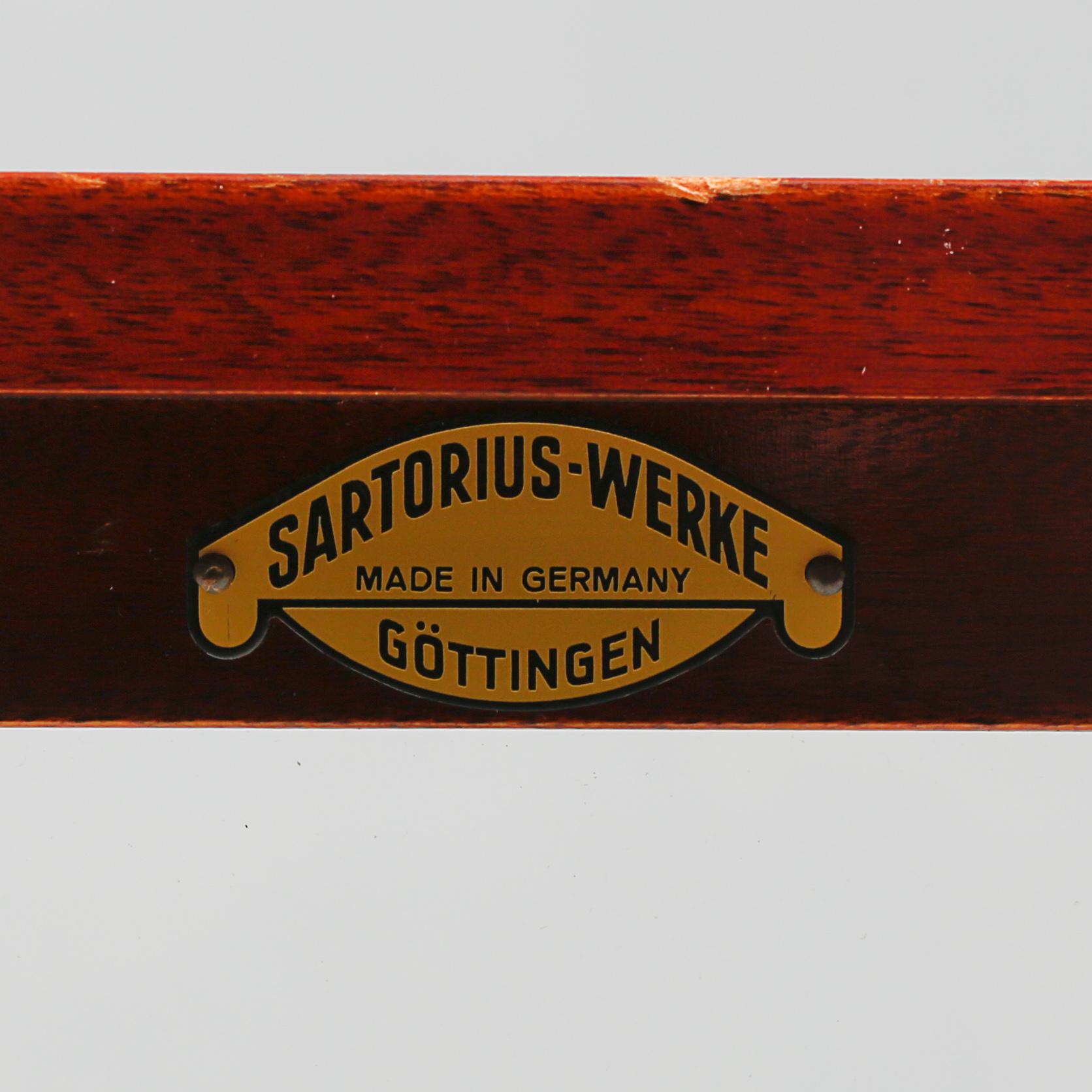 VÅG, Sartorius Werke, Göttingen, omkring 1900-talets mitt.