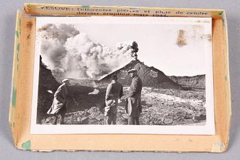 PARTI BERGARTER, lavasten från Vesuvius 1944 resp meteorit.