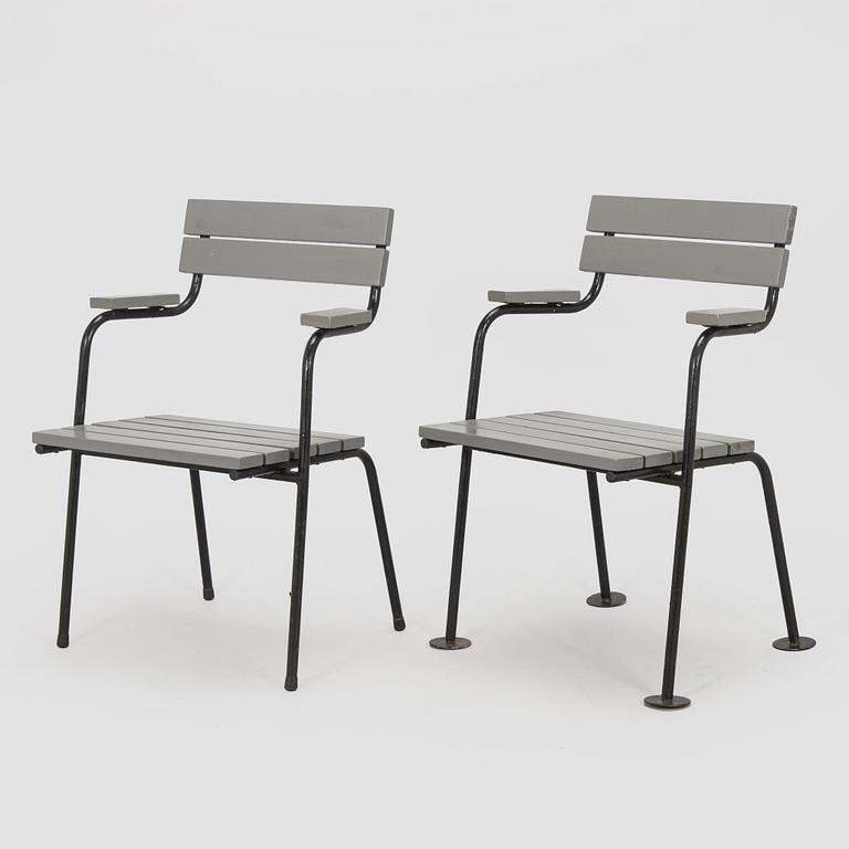 Einari Teräsvirta, probably, a 5-piece garden furniture set, mid-20th century.