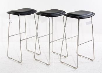 BARSTOLAR, 3 st. Designade av Jasper Morrison, Cappellini, Italien.