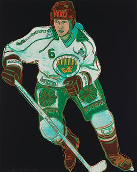 930A. Andy Warhol, "Frölunda hockey player".