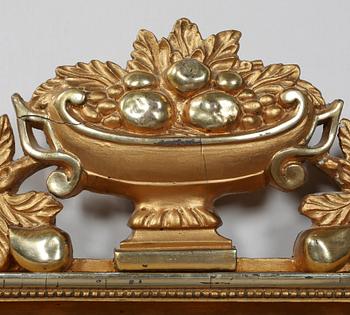 SPEGELLAMPETT, Västsverige, märkt med otydlig hallstämpel, Karl Johan, 1800-talets första hälft.