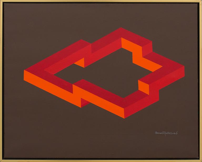 OSCAR REUTERSVÄRD, oil on canvas signed.