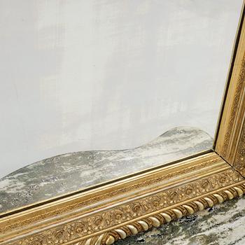 Spegel med konsolbord, 1800-talets slut.