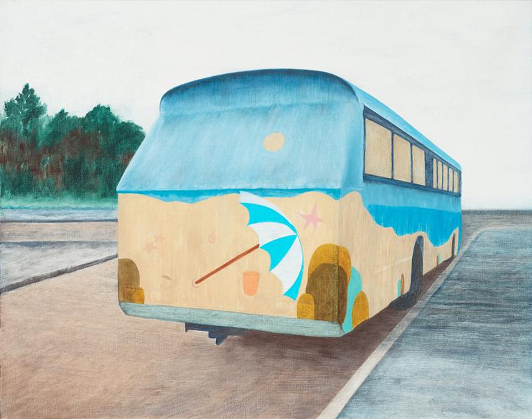 Anna Finney, "Hippiebussen" (The Hippie bus).
